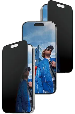 Produktbild von PanzerGlass ® 2-Way Privacy Displayschutz iPhone 17 | iPhone 16 Pro | Ultra-Wide Fit m. Fastfit in-a-box, Apple, Apple - iPhone 17, Apple - iPhone 16 Pro, Trockene Anwendung, Kratzresistent, Schockresistent, Transparent, 1 Stück(e)