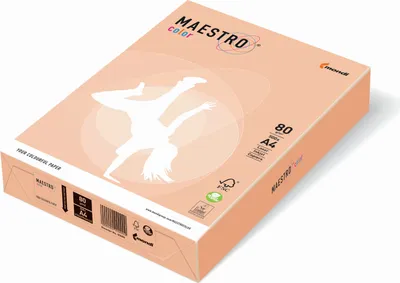 Produktbild von MAESTRO COLOR 9417-SA24A16S Kopierpapier MAESTRO® Color Pastell, A4, 160g/m², 250 Blatt, lachs