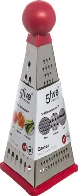 Produktbild von Pyramidenraspel edelstahl grau - 5 five simply smart