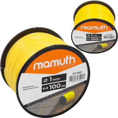 Produktbild von Maurerschnur 1mm x 100m Bauschnur Absteckschnur Richtschnur Kunststoff MAMUTH