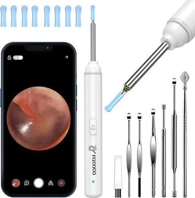 Image de Mini caméra avec connexion Wi-Fi Full HD, objectif 30 mm et éclairage à 6 LED, compatible avec les smartphones et tablettes de toutes marques