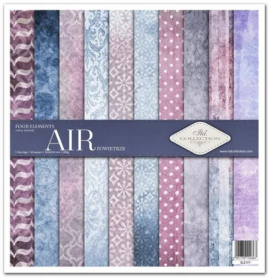 Produktbild von Scrapbooking-Papier Set 30×30 cm – SLS-011 Four Elements: Air – ITD Collection