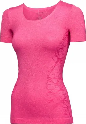 Productafbeelding van Schiesser dameshemd, model 1/2, kleur roze-melange. Maat: ST