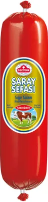 Produktbild von Egetürk Saray Sefası – Premium Rindersalami (Bologna‑Art), vakuumverpackt 400 g, 100 % Halal
