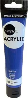 Produktbild von Daler-Rowney Simply Acrylic, 75 ml, Dunkelblau