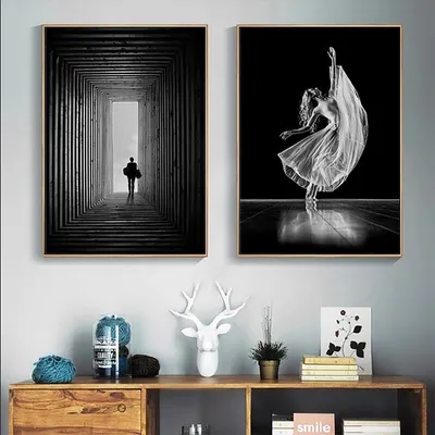 Produktbild von TPFLiving Kunstdruck LW-1722 (OHNE RAHMEN) Poster - Leinwand - Wandbild - Hochauflösender Giclée-Druck, langlebig und hochwertig - Baletttänzerin, Mädchen -  - Größe: 21x30cm