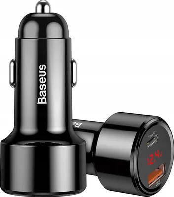 Zdjęcie produktu dla Baseus CCMLC20C-01, Automatyczna, Zapalniczka, 20 V, Czarny