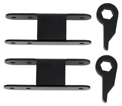 Produktbild von Shackle Lift Leveling Kit - Höherlegung Fahrwerkssatz - Für GMC S15 4WD - Baujahre 1982-1990 - Hinterachs Blattfeder Schäckel