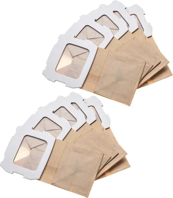 Produktbild von vhbw 10x Turbofilter kompatibel mit Makita BO5030, BO5031, BO5041 Schwingschleifer, Exzenterschleifer - Papier-Staubbeutel Set Sandfarben