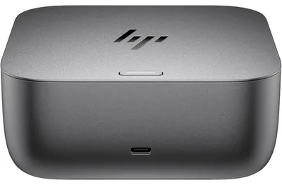 Produktbild von HP Thunderbolt 4 100 W G6 Dockingstation, Kabelgebunden, Thunderbolt 4, 100 W, 10,100,1000,2500 Mbit/s, Grau, 5K Ultra HD