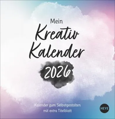 Produktbild von Kreativkalender zum Aufstellen Design 2026