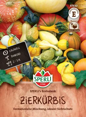 Produktbild von SPERLI Zierkürbissamen Erntedank Cucurbita pepo 20 Pflanzen