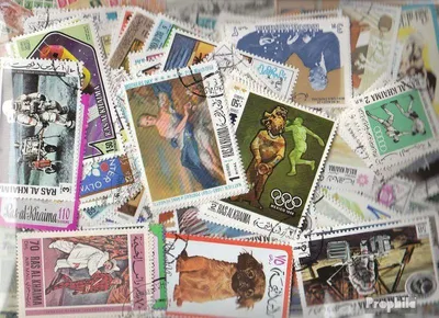 Produktbild von Briefmarken Ras al Chaima 400 verschiedene Marken