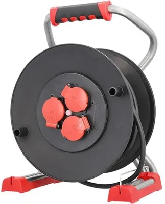 Produktbild von BACHMANN Profi-Kabeltrommel 3xCEE7/3 H07RN-F 3G1,5mm² 40,0m CEE7/7