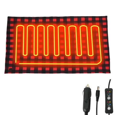 Produktbild von 12V Heizdecke fürs Auto, 4 Temperaturstufen 36–57 °C, Timer 2–8 Stunden, 150 x 100 cm