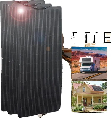Imagen del producto de Kit de paneles solares, alta eficiencia, diseño flexible, ETFE, 450W (3 paneles de 150W)