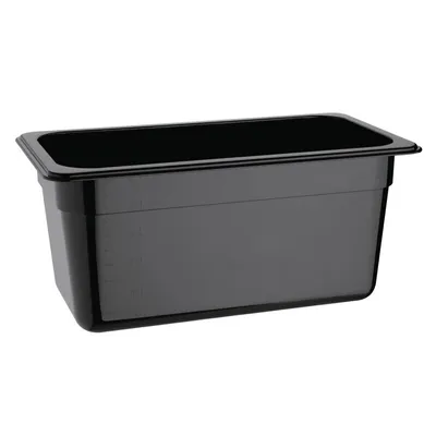 Produktbild von Vogue GN-Behälter GN1/3 schwarz 150mm
