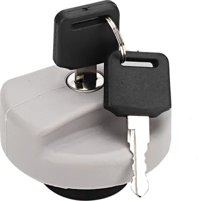 Imagen del producto de EBTOOLS - Tapa del depósito de combustible, color gris, con sistema de cierre y llave. Modelos compatibles: Vectra, Astra. Referencias: 1702834, 93224461. Tapa del depósito de combustible, color gris, con sistema de cierre y llave