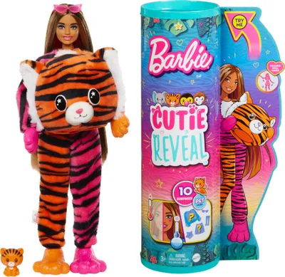 Obrázek produktu pro Barbie cutie reveal Barbie džungle - tygr
