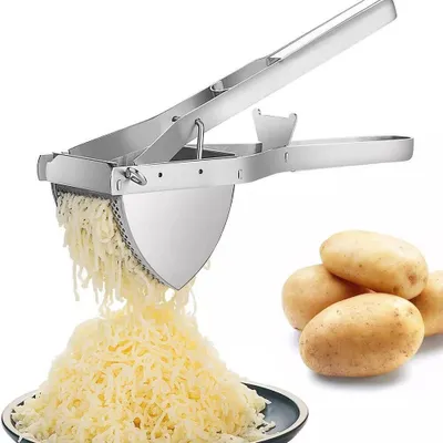 Produktbild von Kartoffelpresse Edelstahl Kartoffelstampfer Spätzlepresse Kartoffelquetsche