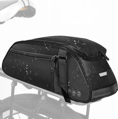 Produktbild von Reisetasche, 8 Liter, Fahrradtasche mit Regenschutz, 3-in-1 Reisetasche, Maß 38 x 16 x 15 cm