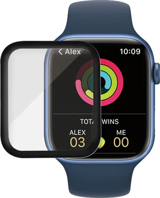 Produktbild von Panzerglass Curved Apple Watch 7 45mm Smartwatch-displayschutzfolie    One Size