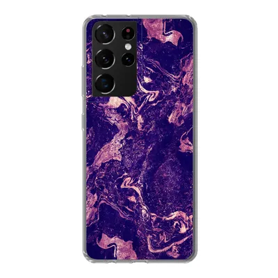 Produktbild von MuchoWow® Handyhülle Schutzhülle Hülle für Samsung Galaxy S21 Ultra Marmor - Naturstein - Mineralien Silikon Softcase Handy Hülle - Mobiltelefon