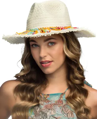 Obrázok produktu pre Boland 654459, Klobúk na maškarný ples, Dospelý, Akékoľvek pohlavie, Slama, Polyester, Prírodný, 138 g