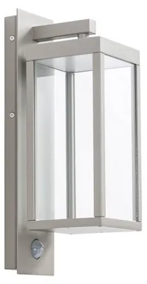Produktbild von Lucande LED-Außenwandleuchte Ferdinand, steingrau, Sensor