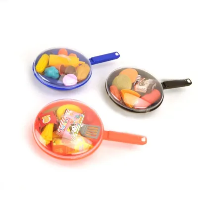 Produktbild von Spielzeugpfanne mit Lebensmitteln und Spatel für Kinder ab 3 Jahren