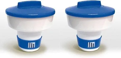 Obrázek produktu pro Sada dvojitého chlorového filtru/rozprašovače chloru pro velká plavecká zařízení – pro chlorové tablety 200 g – plovoucí rozprašovač chloru