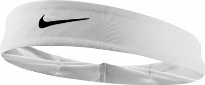 Image de Bandeau Nike Accessories Elite Skinny Blanc Hommes,Femmes Blanc One Size