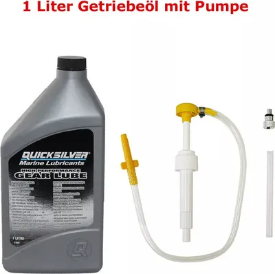 Produktbild von Quicksilver Getriebeöl Oil f. Z-Antrieb High Performance Gear Lube mit Pumpe