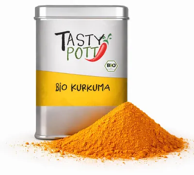 Produktbild von Tasty Pott Kurkuma gemahlen - 100g Dose
