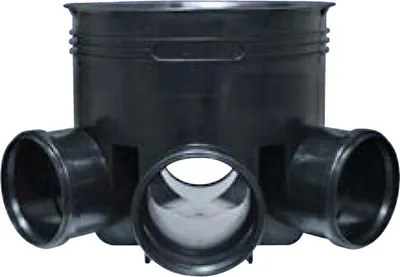 Produktbild von Schachtsohle PP Wavin Basic 400, KG DN 200 (Ablauf 45°)