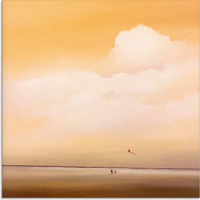 Produktbild von ARTland Glasbild Höhenflug Größe: 20x20 cm