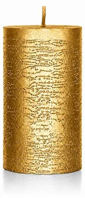 Imagen del producto de ARÔME, vela rústica, color dorado metálico
