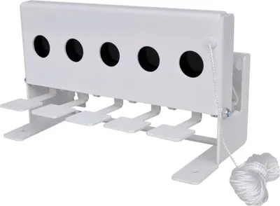 Image de VIDAXL -Schießziel mit Reset Cabel 5 Löcher