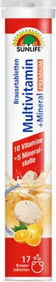 Produktbild von SUNLIFE® Multivitamin + Mineral Brausetabletten hochdosiert Energie Immunsystem + 10 Vitamine & 5 Mineralstoffe