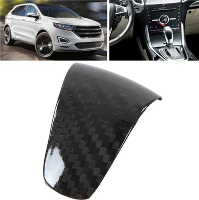 Productafbeelding van Koolstofvezel beschermhoes voor de versnellingspook, vervanging voor Ford Edge 2015-2018