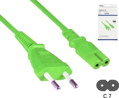 Produktbild von MAG CB-8-GU-KB, 1,8 m, Netzstecker Typ C, IEC C7, H03VVH2-F, 250 V, 2.5 A