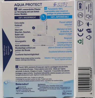 Immagine prodotto di Hansaplast  20 Hansaplast Pflaster AQUA PROTECT