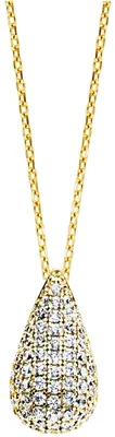 Produktbild von Julie Julsen JJNE33819-G Damen Collier Sterling-Silber 925 Gold weiß 43 cm