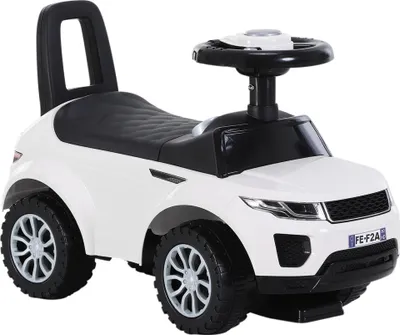 Image de Vélo sans pédales pour enfants - Quad - Sans pédales - 4 roues - Plastique - Blanc