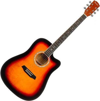 Produktbild von Pasadena PDC-10 Vintage Sunburst Akustikgitarre