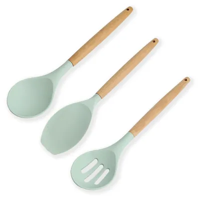 3-teiliges Silikon-Küchenhelfer-Set, hitzebeständig, spülmaschinengeeignet