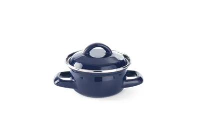 Immagine prodotto di HENDI Suppen-/Saucentöpfchen - mit Deckel, schwarz, 0,65L, ⌀135x(H)110mm