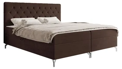 Produktbild von MIRJAN24 Boxspringbett mit zwei Bettkästen Guliette, Schlafzimmer, Dopellbett mit Topper (Farbe: Fresh 04, Größe: 140x200 cm)