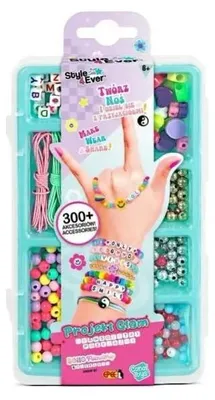 Immagine prodotto di Progetto Glam Set per creare braccialetti dell'amicizia 300 elementi