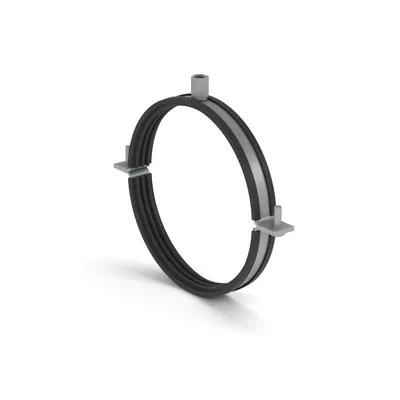 Image de Naber COMPAIR STEEL flow® 150 support de tuyau rond en acier galvanisé 4061023